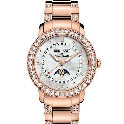 Blancpain Women Quantième Complet - 3663-2954-89B
