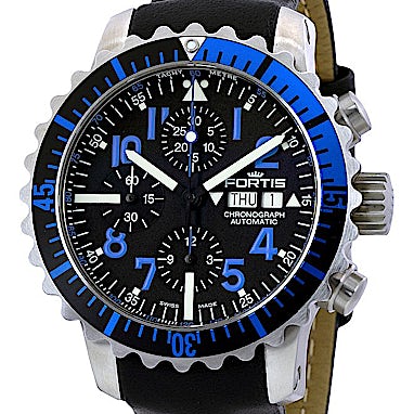 Fortis Marinemaster Blue Chronograph - 671.15.45 L01