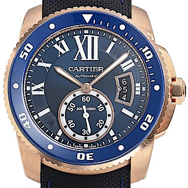 Cartier Calibre Diver blau - WGCA0009