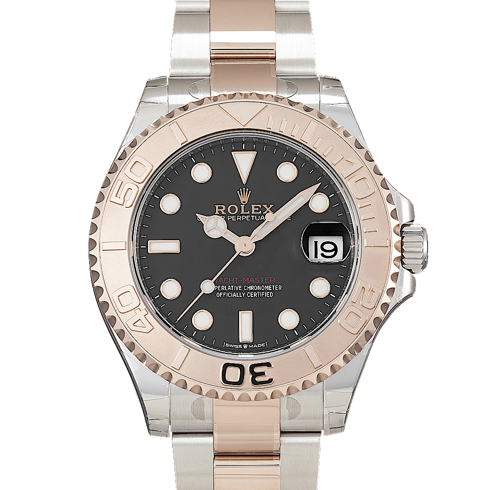 rolex yacht master 37 rose gold review