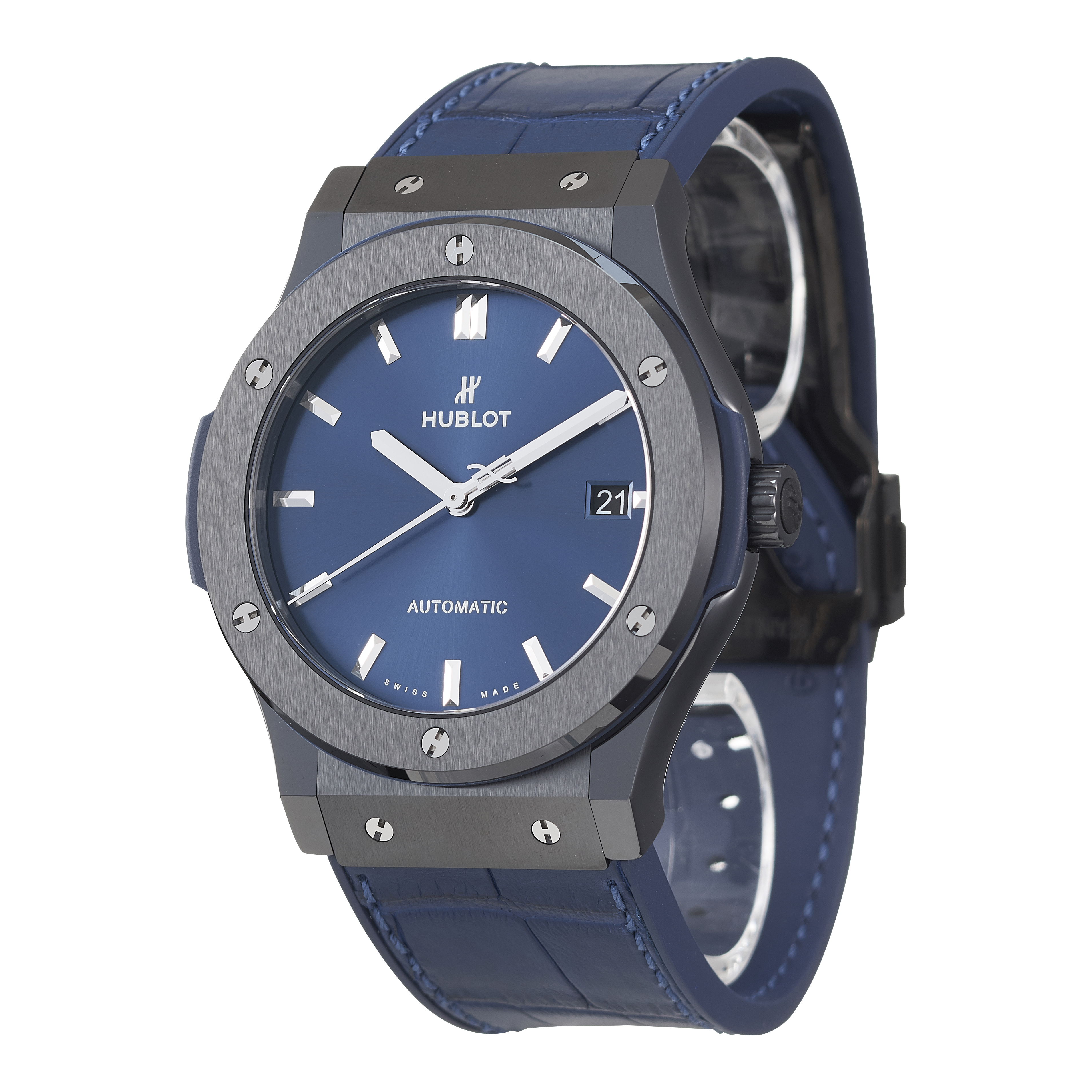 Hublot classic fusion hot sale ceramic blue