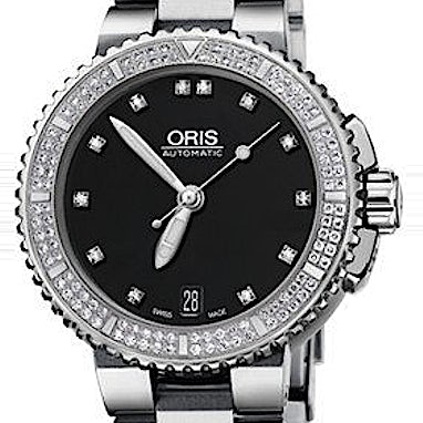 Oris Aquis Date Diamonds - 01 733 7652 4994-07 8 18 01P