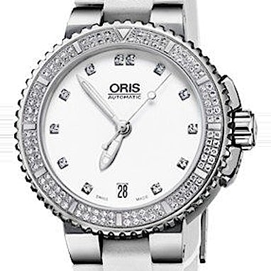 Oris Aquis Date Diamonds - 01 733 7652 4991-07 4 18 31
