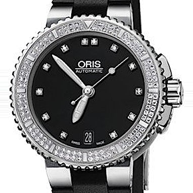Oris Aquis Date Diamonds - 01 733 7652 4994-07 4 18 34