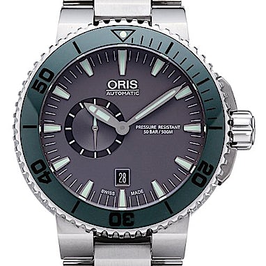 Oris Aquis Small Second Date - 01 743 7673 4157-07 8 26 01PEB