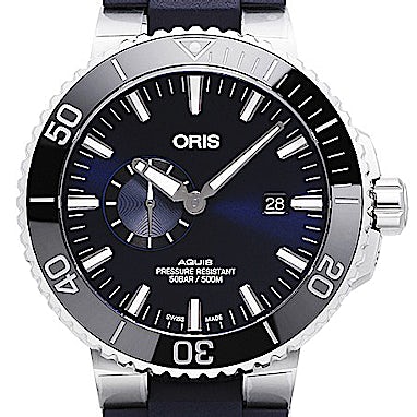 Oris Aquis Small Second Date - 01 743 7733 4135-07 4 24 65EB