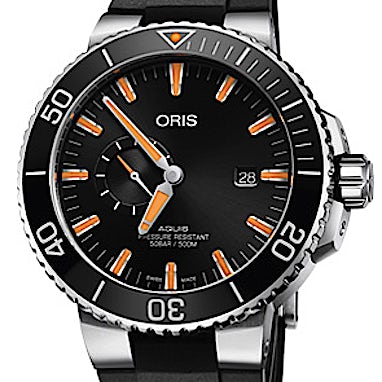 Oris Aquis Small Second Date - 01 743 7733 4159-07 4 24 64EB