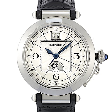 Cartier Pasha 42 GMT Grande Date Night & Day - W31093M7