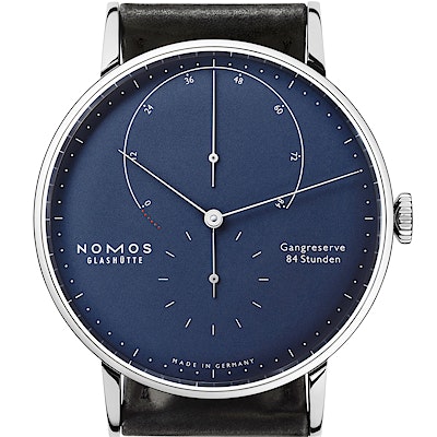 Nomos Lambda Weißgold tiefblau - 935