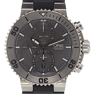 Oris Aquis Titan Chronograph - 01 674 7655 7253-07 4 26 34TEB