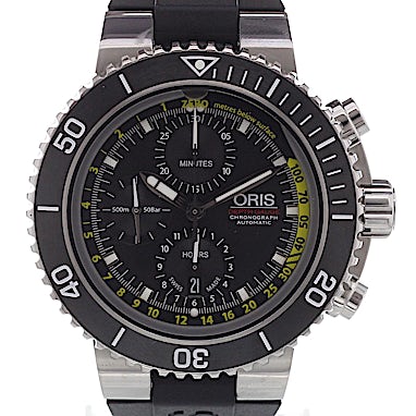 Oris Aquis Depth Gauge Chrono - 01 774 7708 4154-Set RS