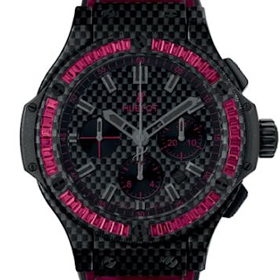 Hublot Big Bang Carbon Bezel Baguette Rubies - 301.QX.1730.HR.1902