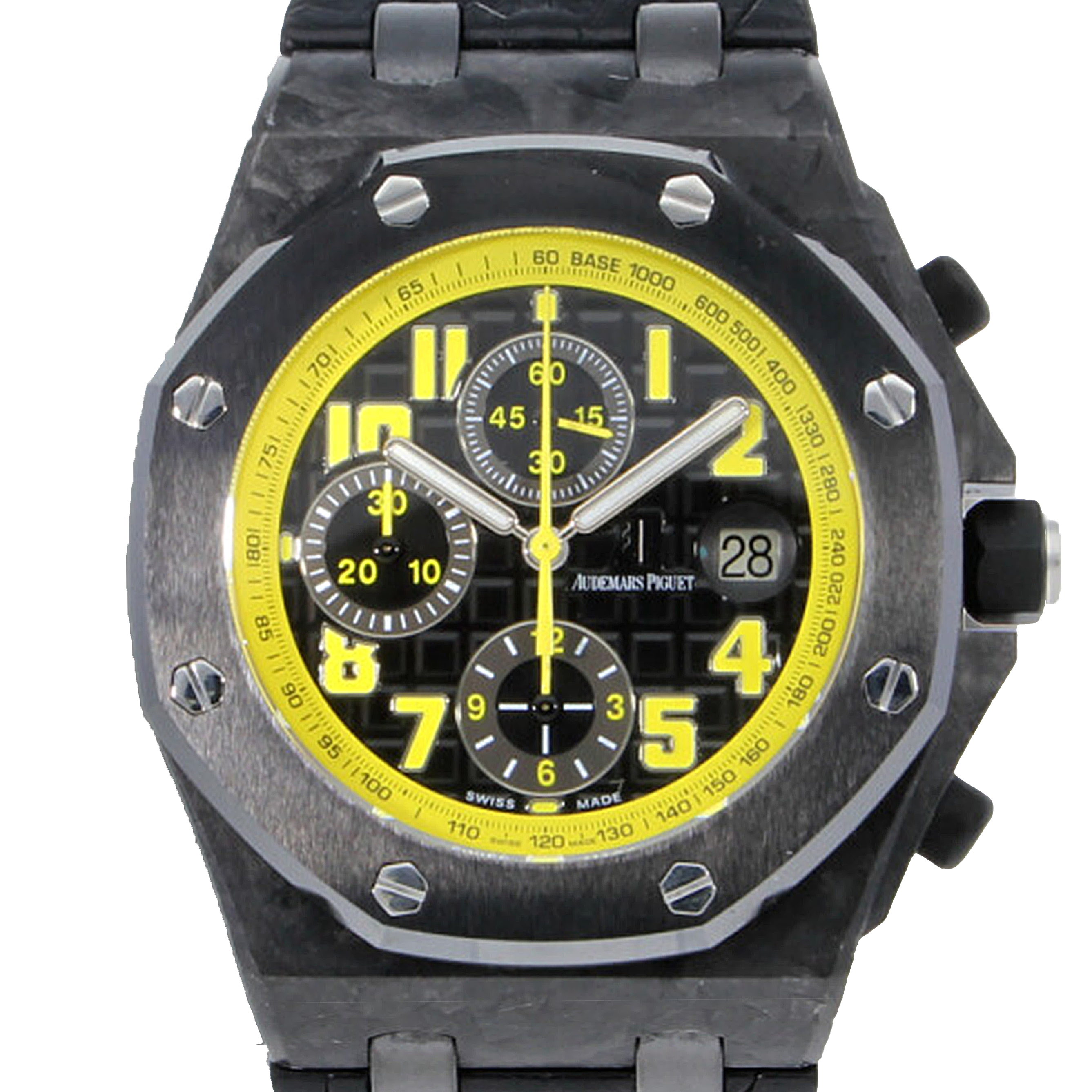 audemars piguet black and yellow