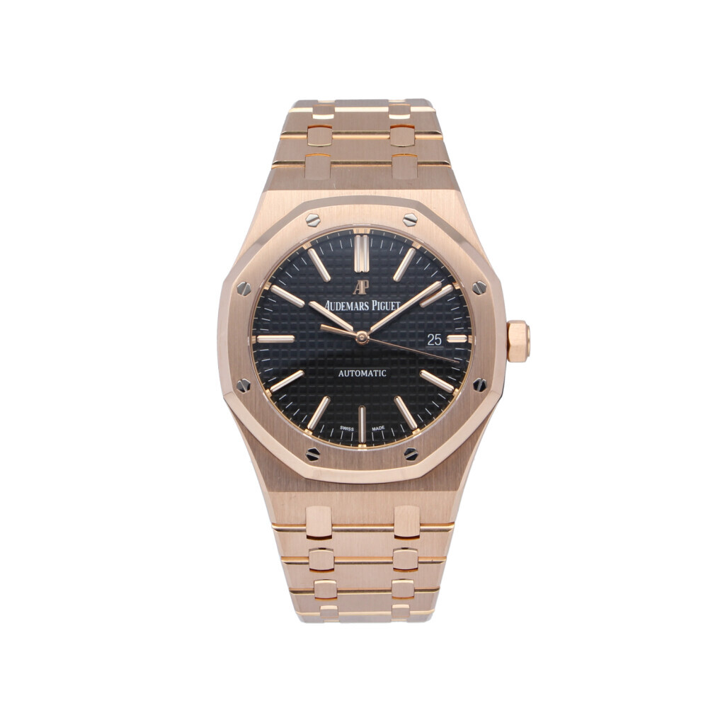 Royal oak 2025 15400 rose gold