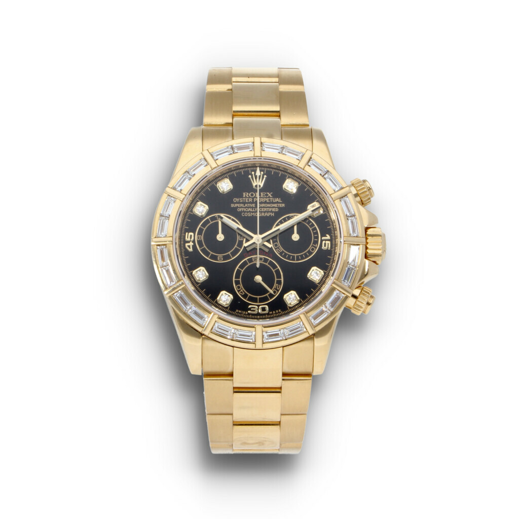 Rolex daytona baguette diamond bezel new arrivals