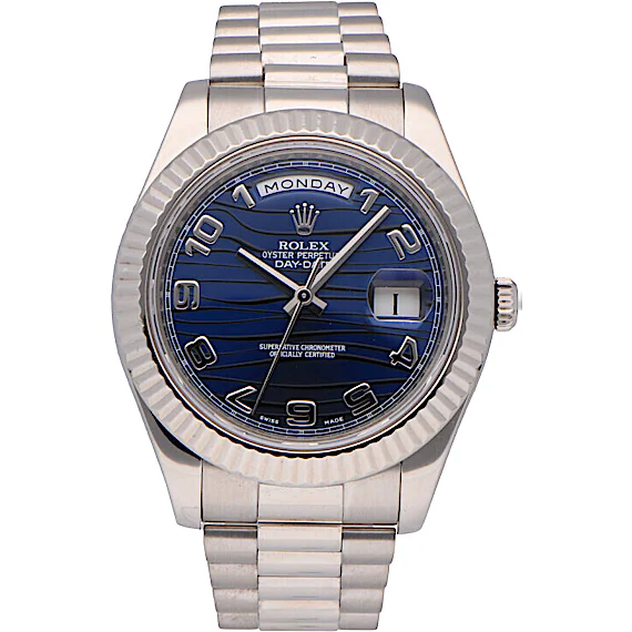 Rolex Daydate II whitegold SERVICED 218239 Rolex Daydate II whitegold SERVICED 218239