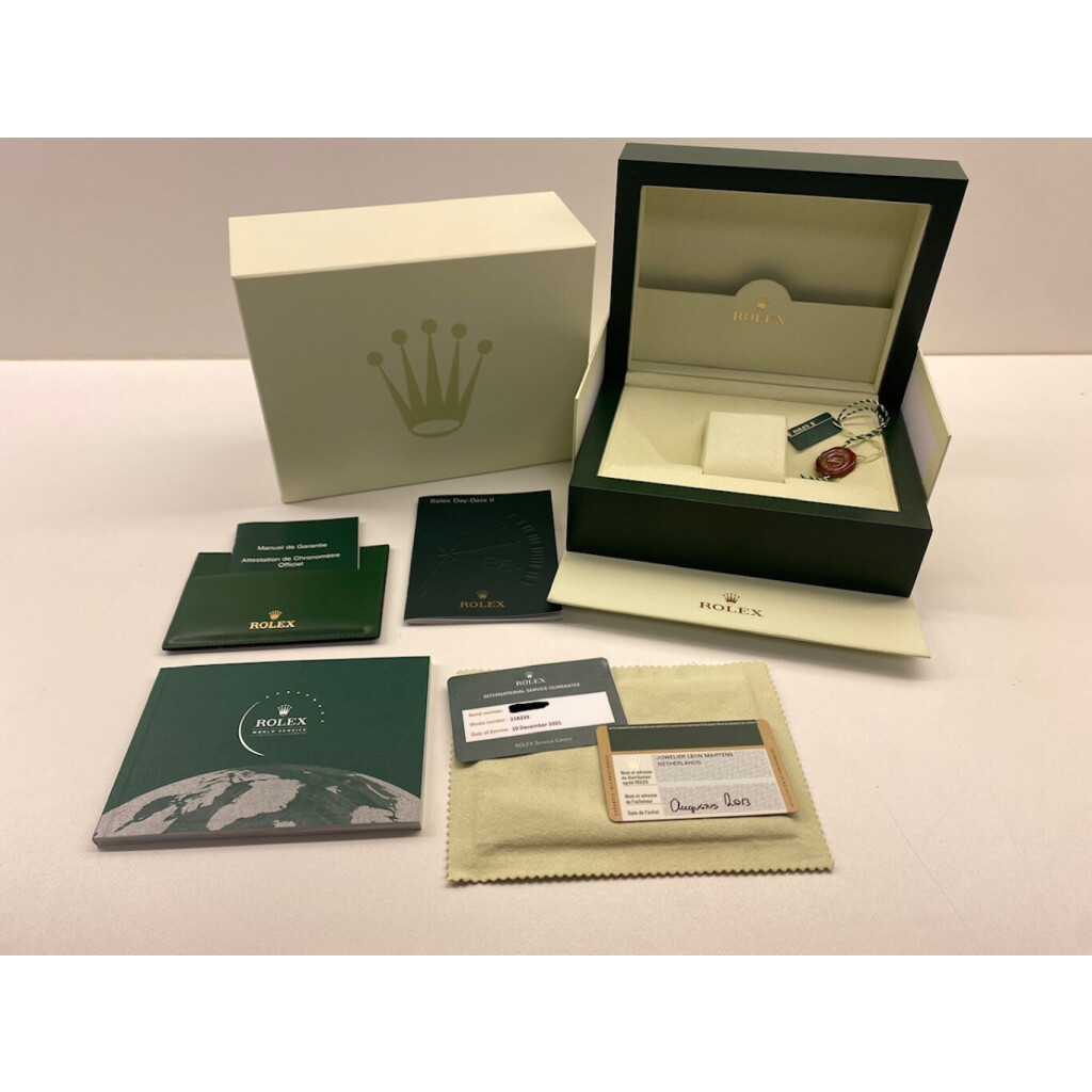 Rolex Daydate II whitegold SERVICED  218239