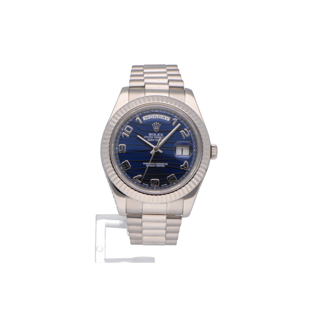 Rolex Daydate II whitegold SERVICED  218239