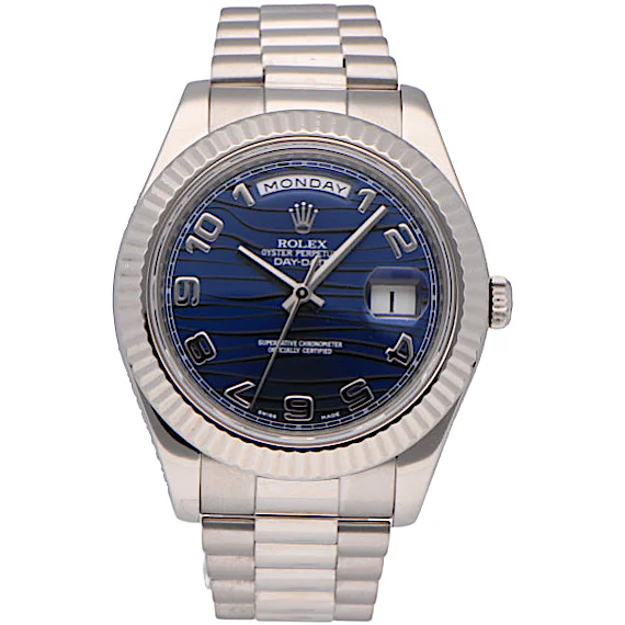 Rolex Daydate II whitegold SERVICED 218239 Rolex Daydate II whitegold SERVICED 218239