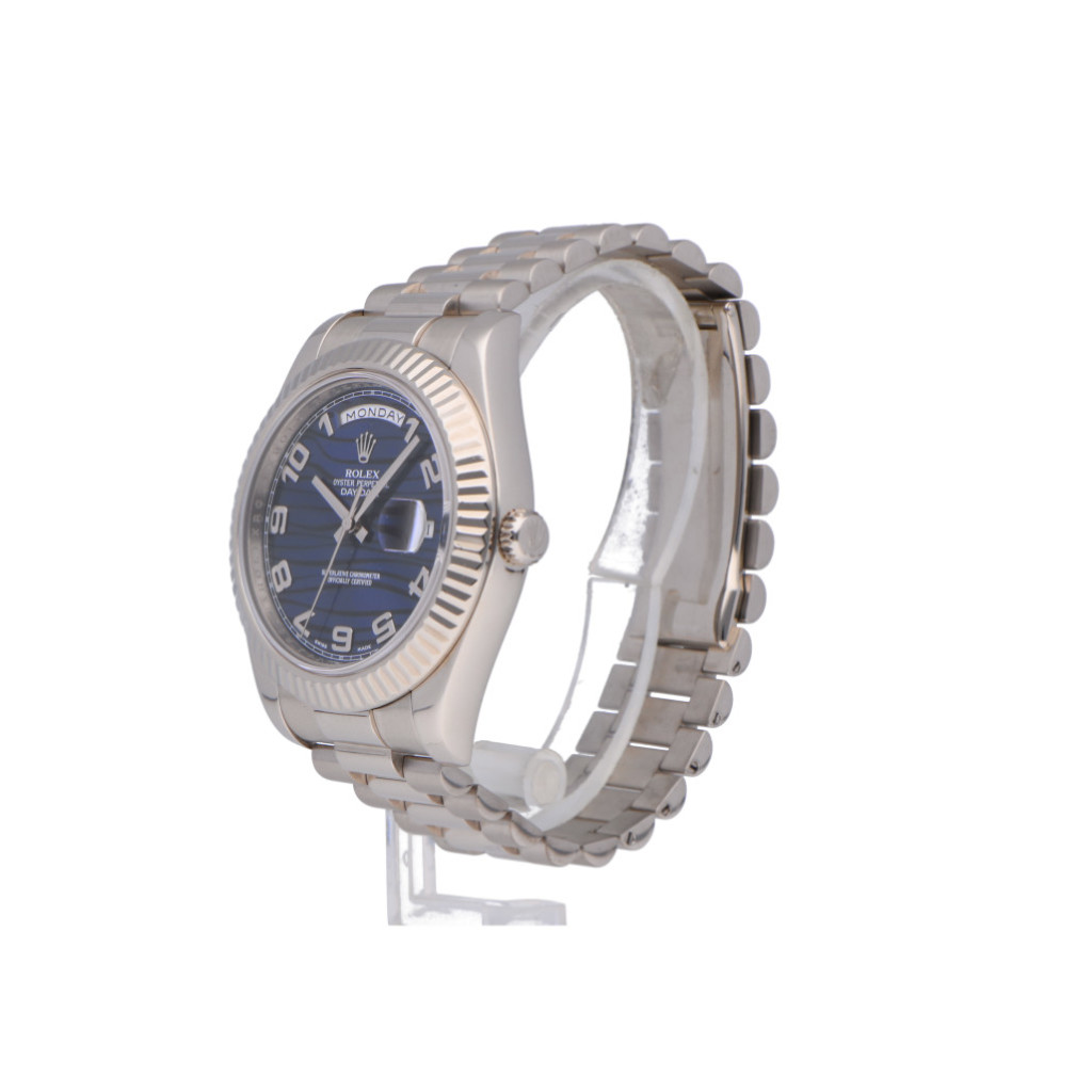 Rolex Daydate II whitegold SERVICED  218239