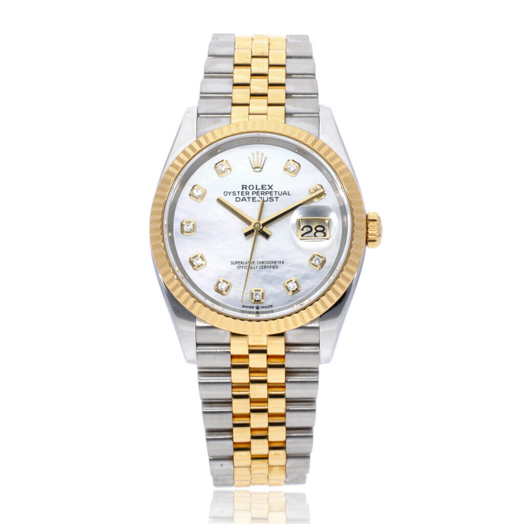 Rolex DATEJUST 36 MOP dial box and p 126233