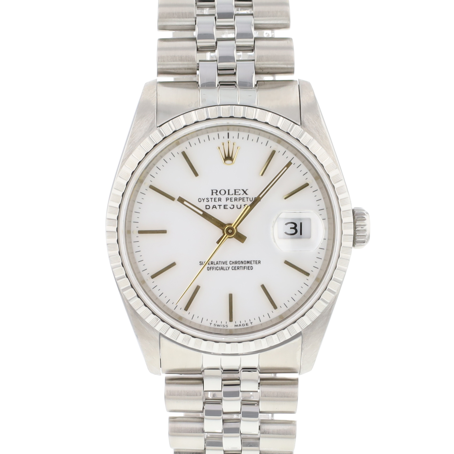 Rolex Datejust 16220 in Stainless Steel | CHRONEXT