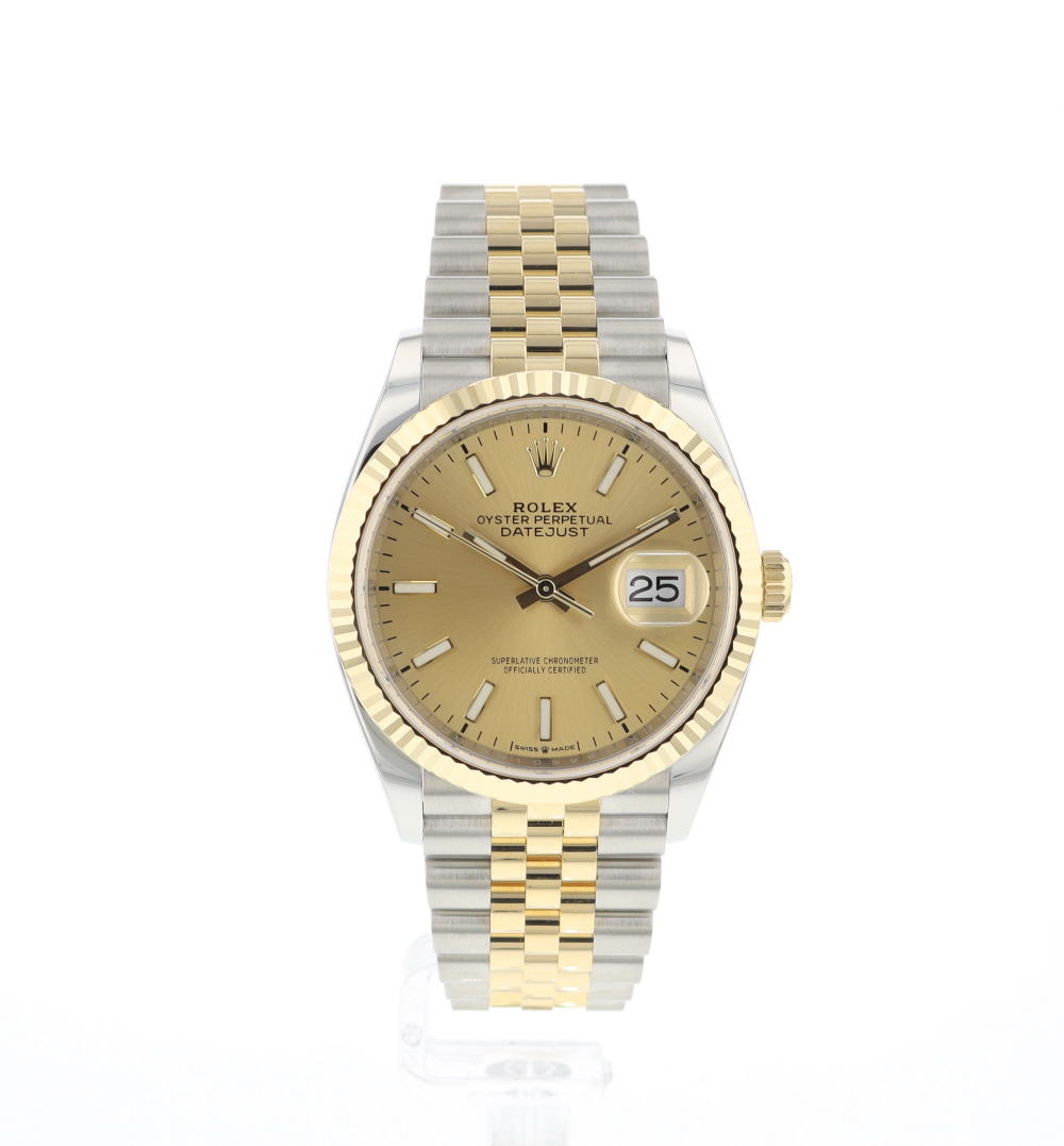 Rolex Datejust 126233 in Stainless Steel Gold | CHRONEXT