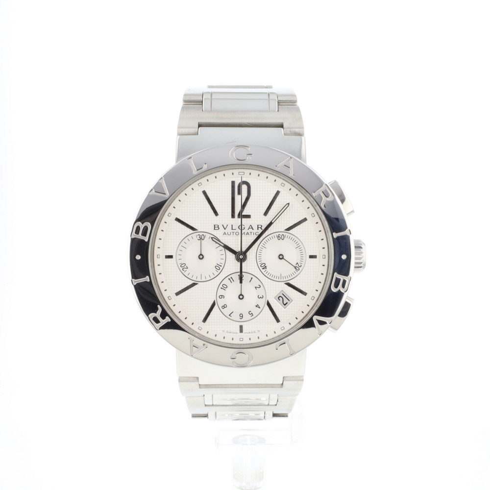 Bulgari - Bvlgari Diagono BB42SSCH in Stainless Steel | CHRONEXT