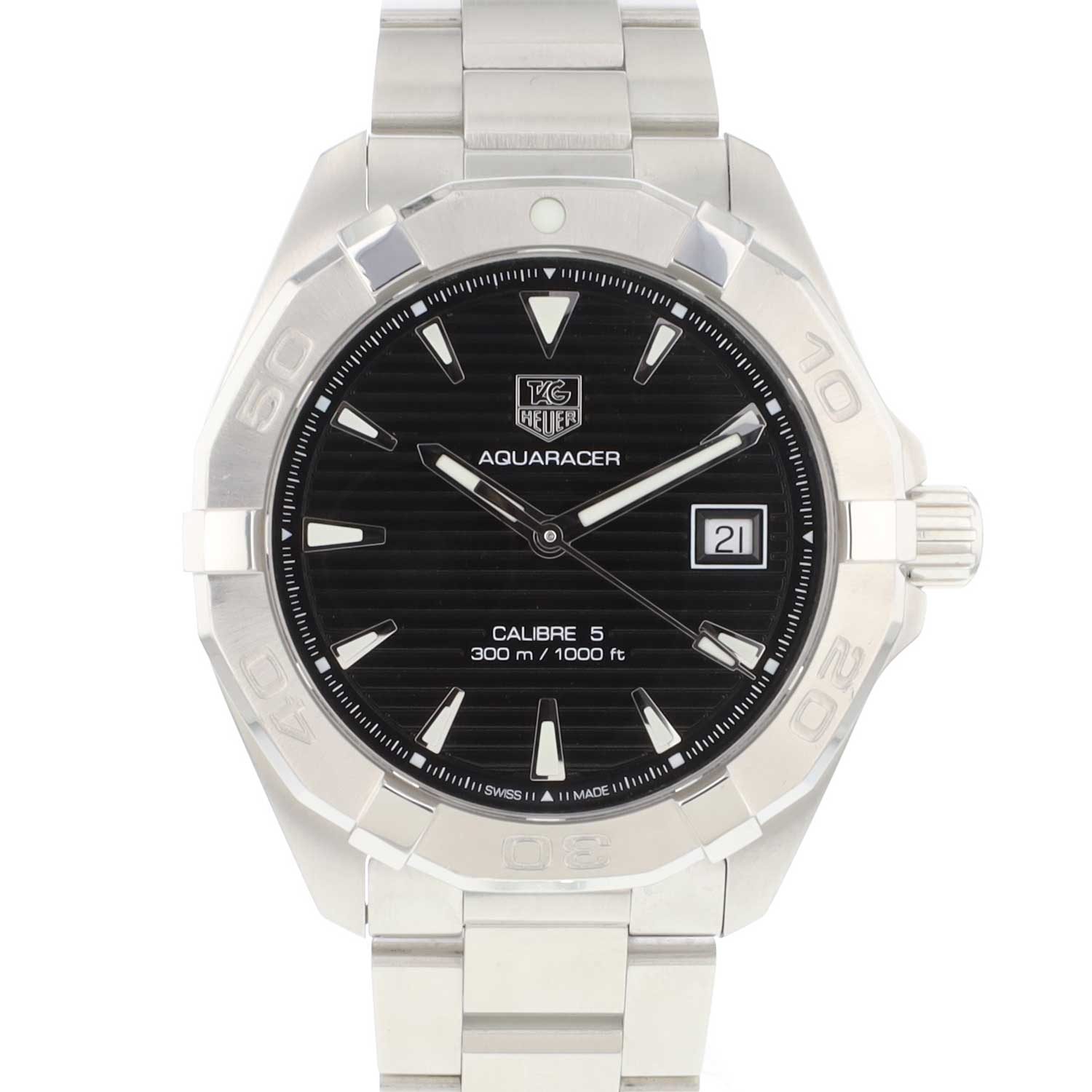 TAG Heuer Aquaracer WAY2110 in Stainless Steel CHRONEXT