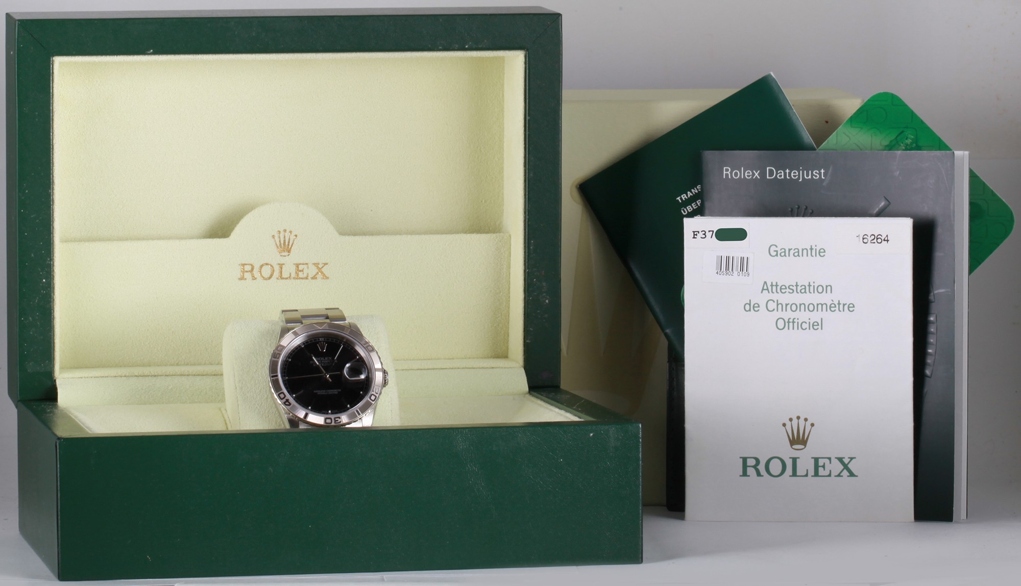 Rolex Date Just Turn O Graph 16264