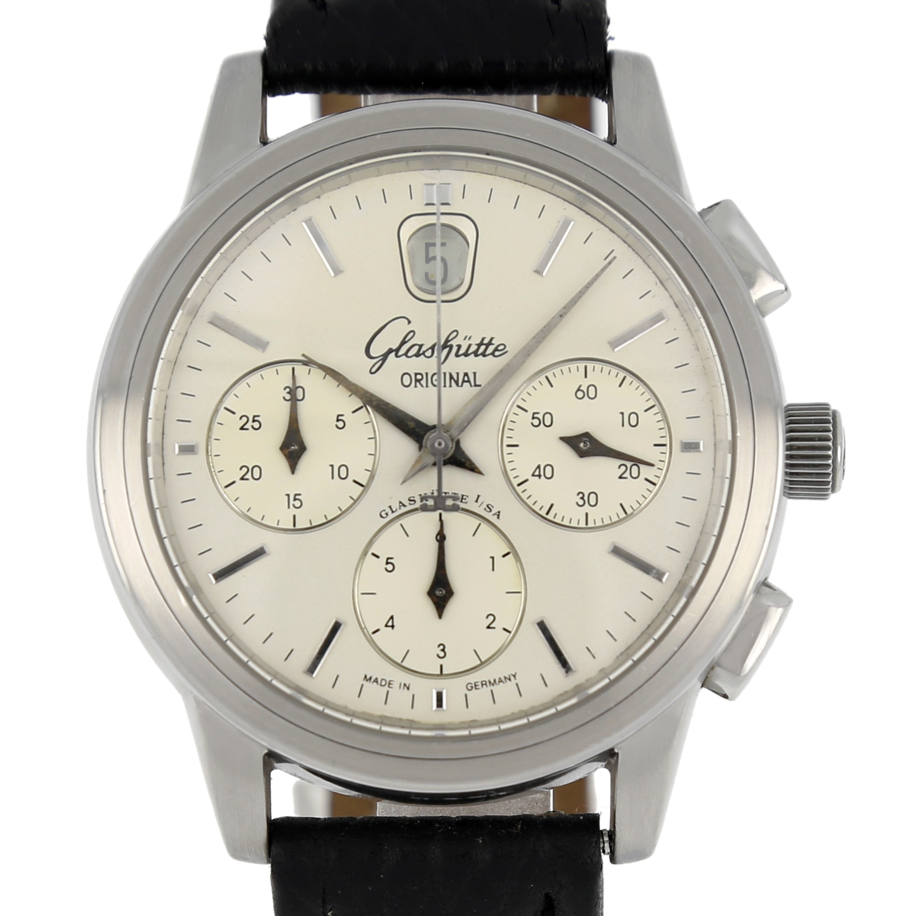 Glashütte Senator Chronograph 39-32-03-03-04