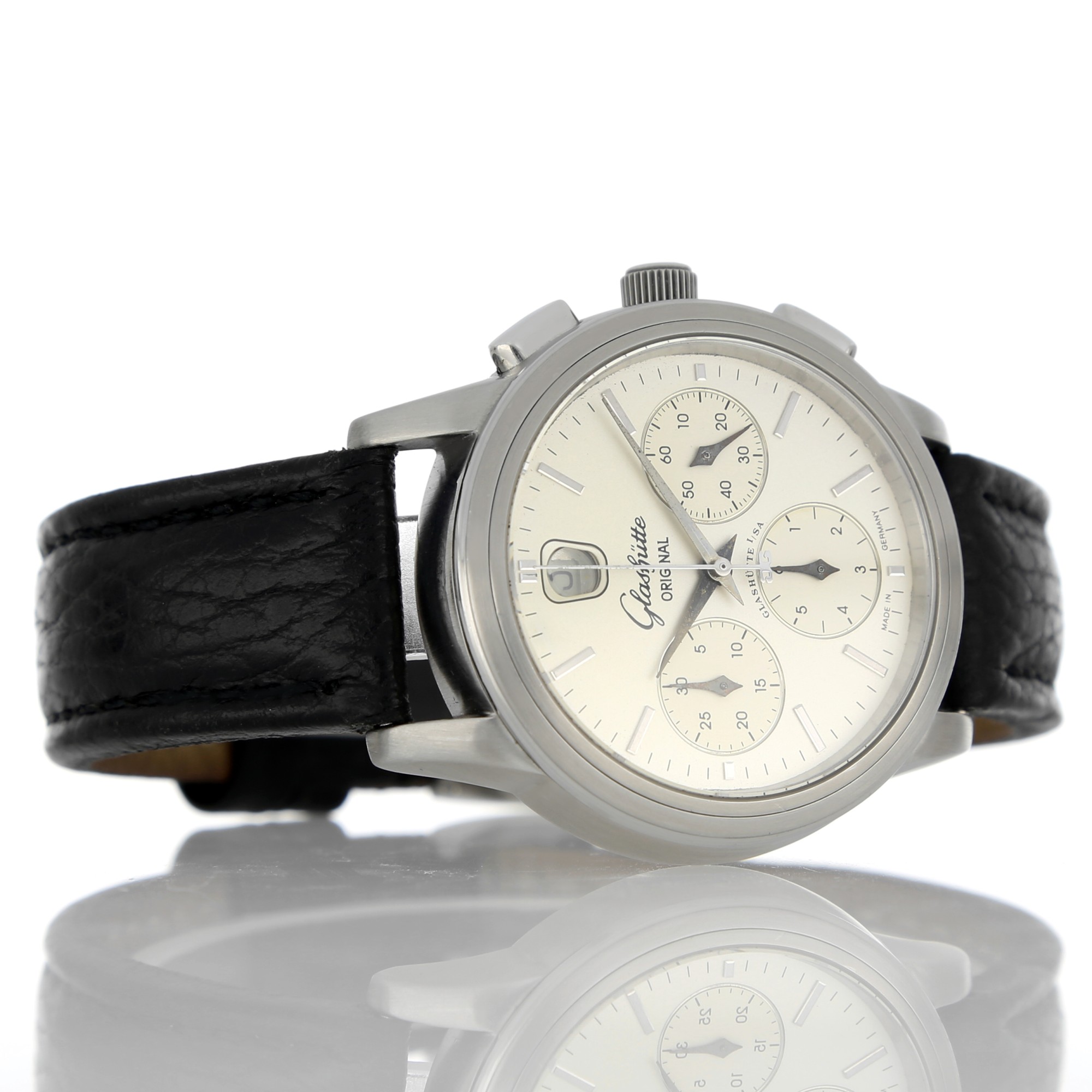 Glashütte Senator Chronograph 39-32-03-03-04