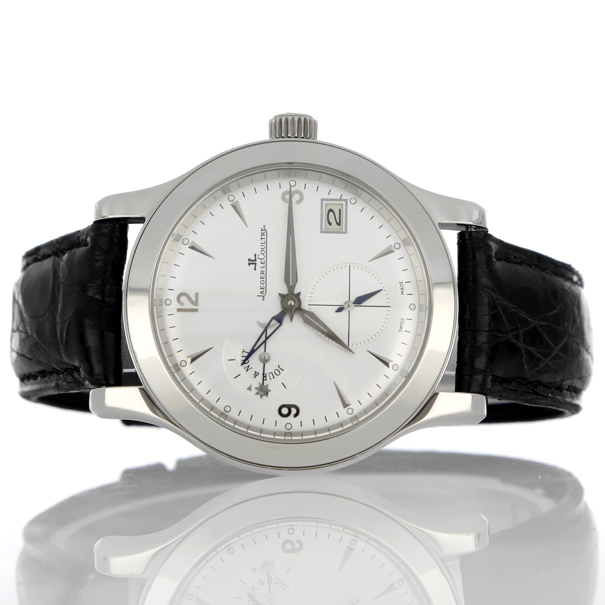 Jaeger Le Coultre Master Control Hometime S in Stainless