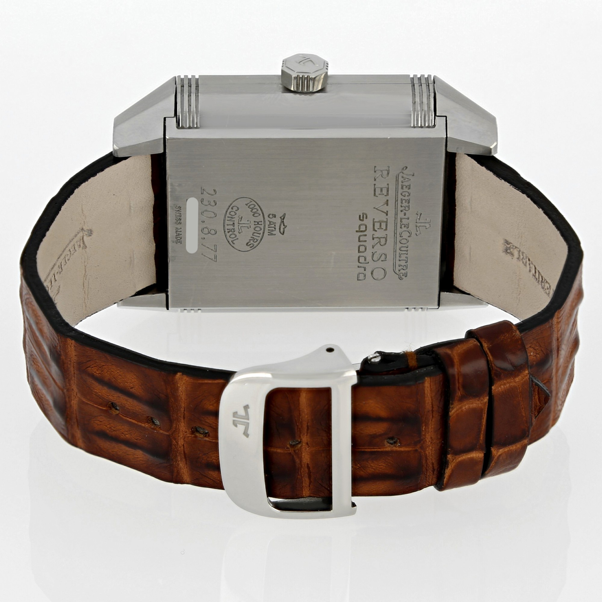 Jaeger Le Coultre Reverso Squadra Hometime in Acciaio