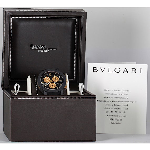 Bulgari Carbongold BB 38 CL CH Bulgari Carbongold BB 38 CL CH
