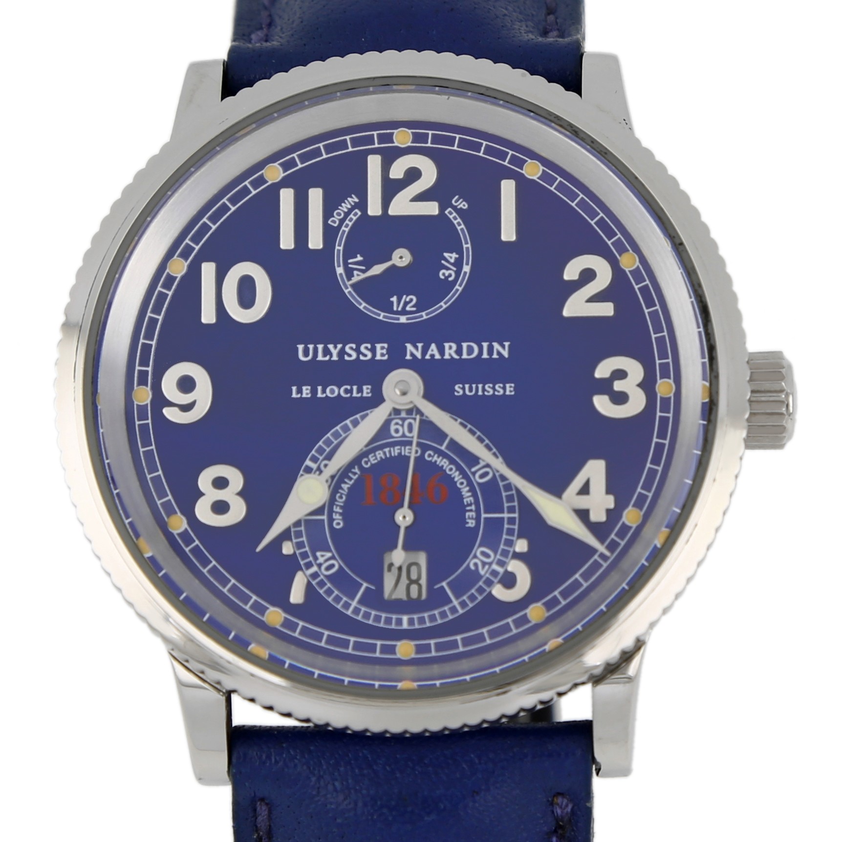 Ulysse Nardin Marine 263.22 in Roestvrij staal CHRONEXT