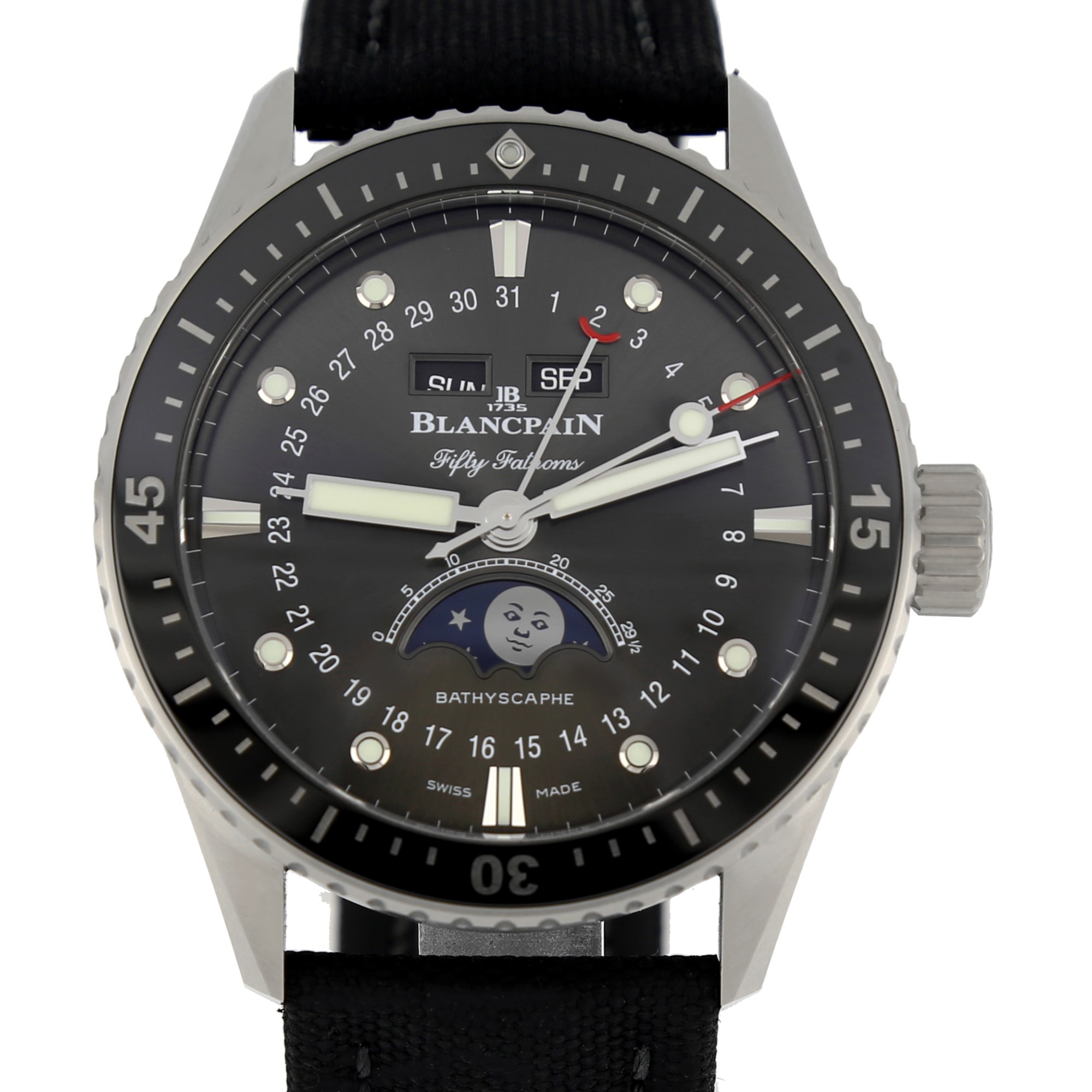 Blancpain Fifty Fathoms 5050 12B30 NABA en Titane CHRONEXT