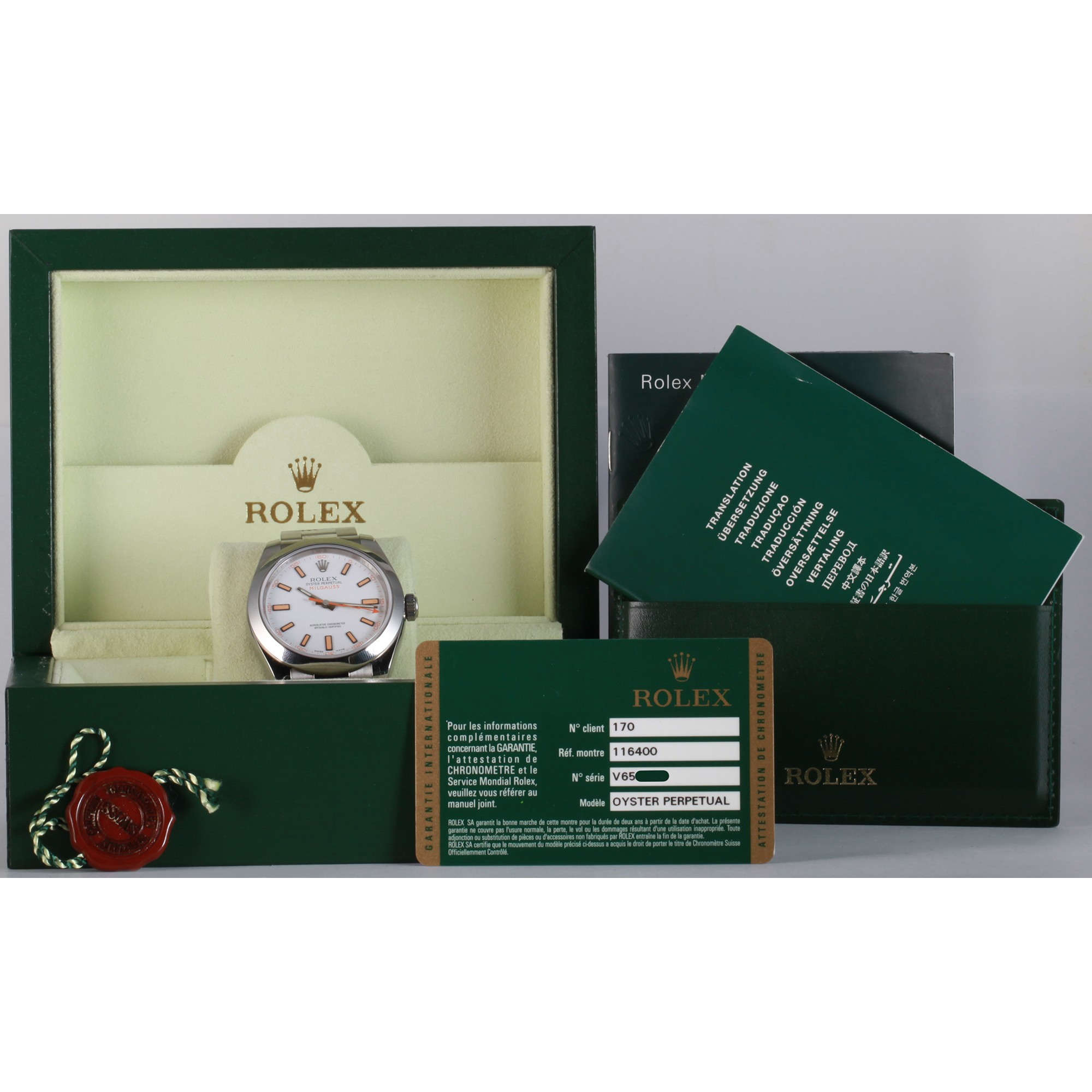 Rolex Milgauss 116400