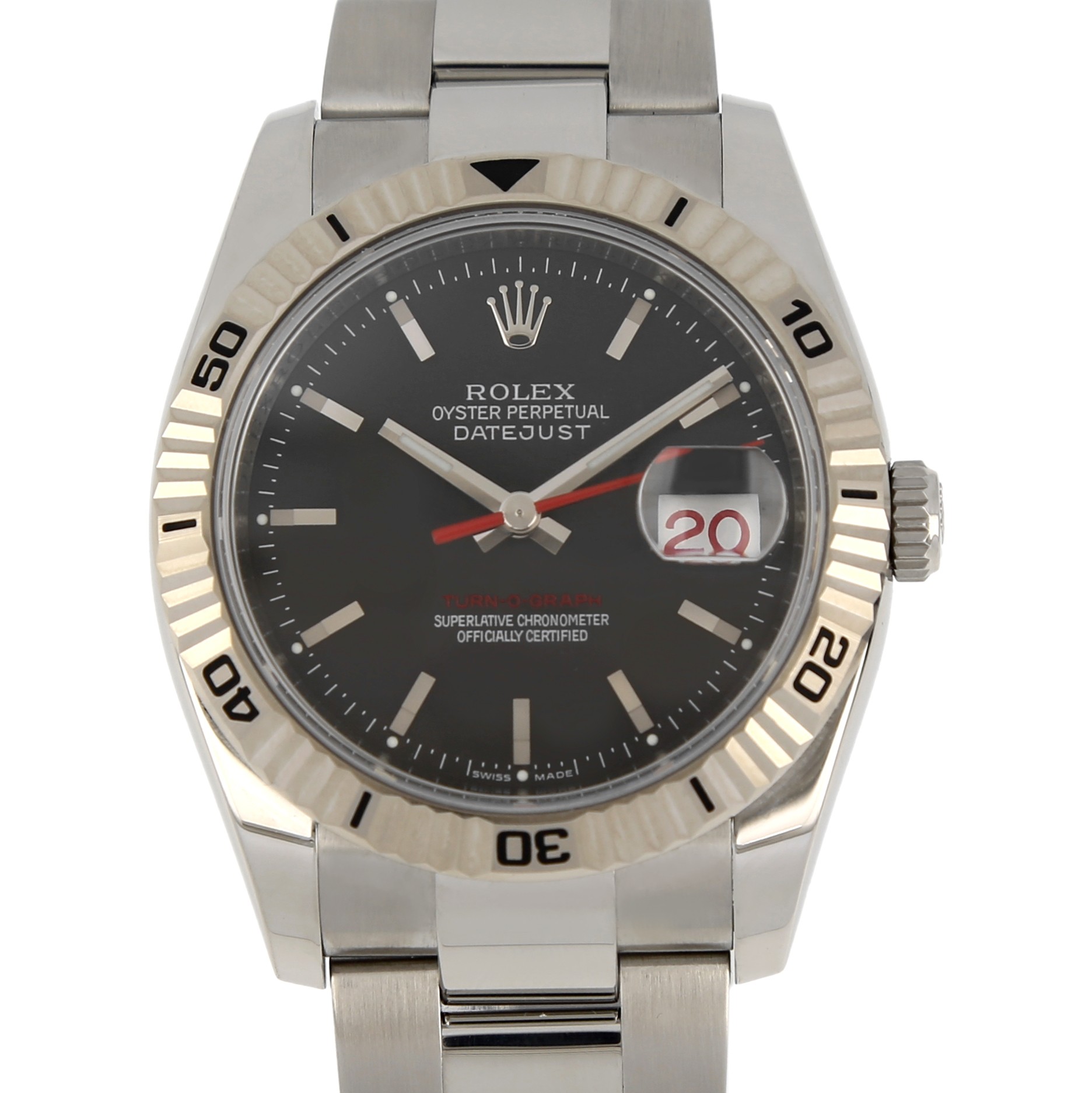 Rolex Date Just Turn O Graph 116264