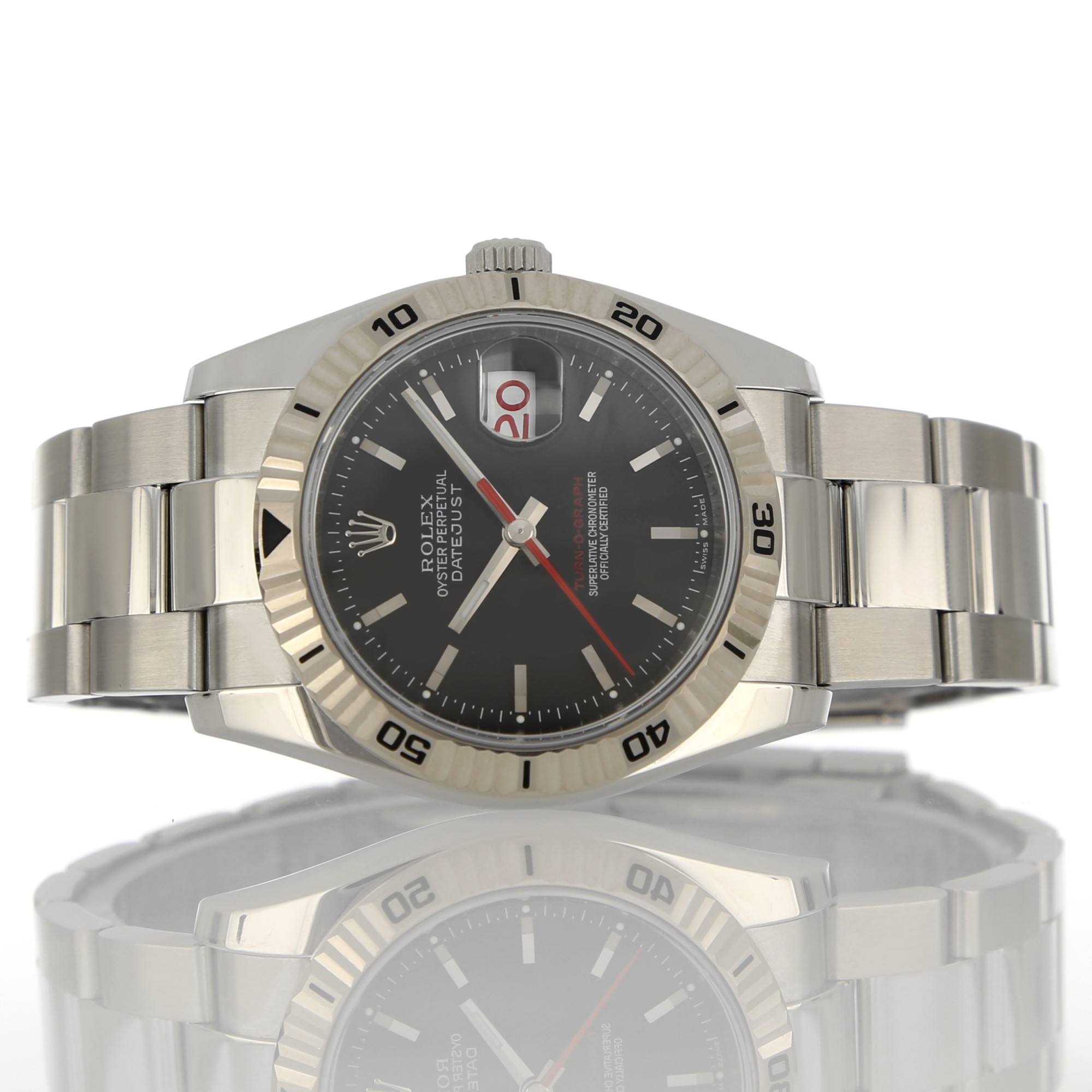 Rolex Date Just Turn O Graph 116264