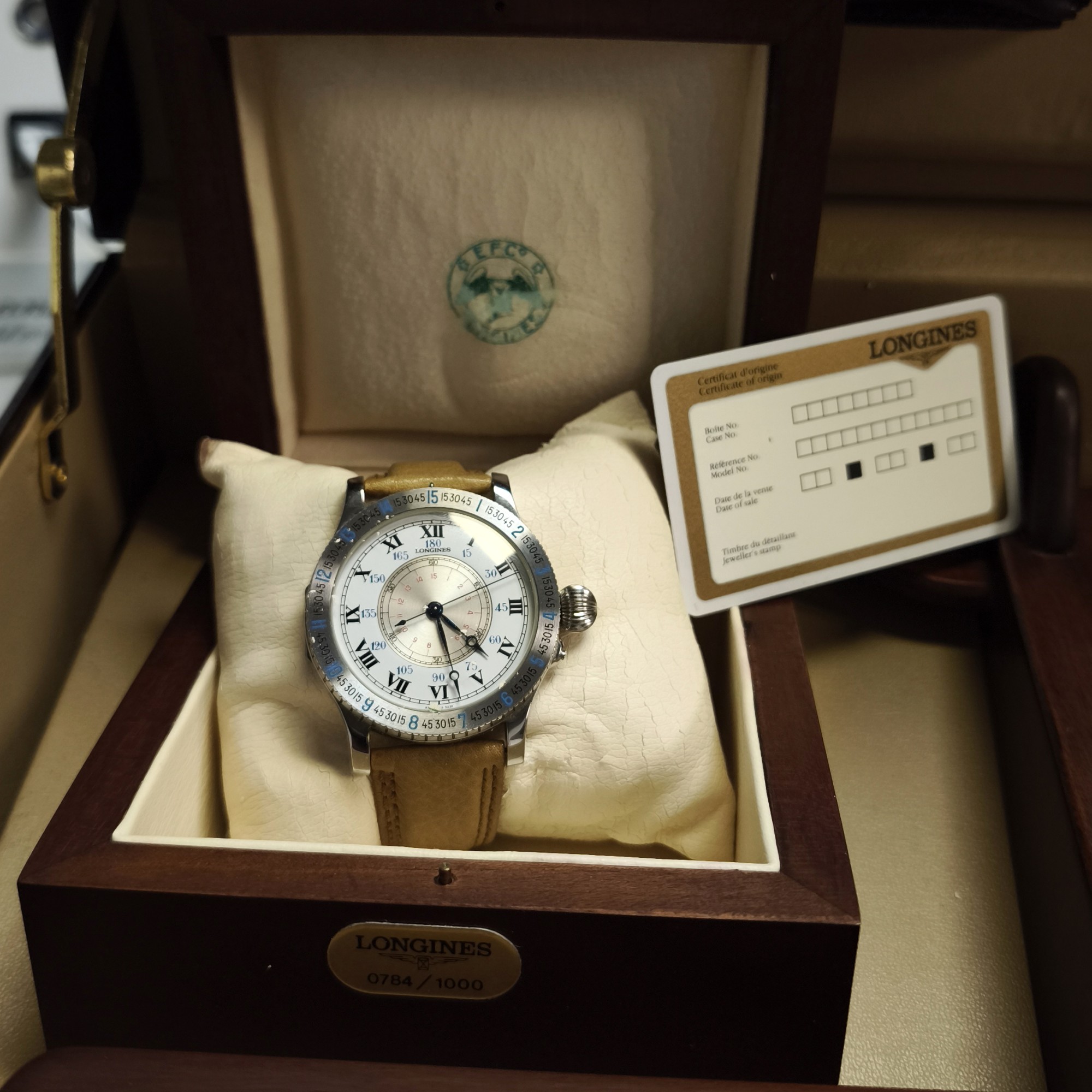 Longines Lindbergh Hour Angle 876.5238