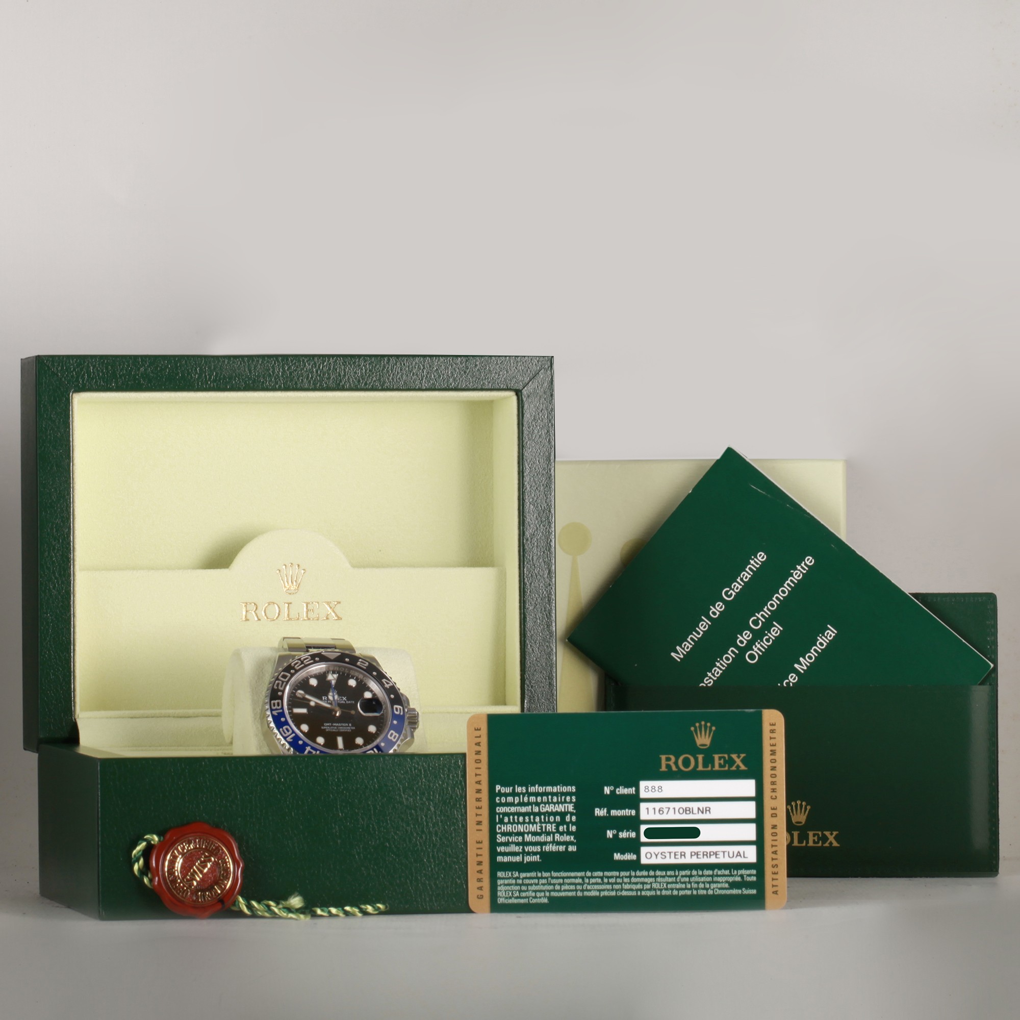 Rolex GMT II 116710BLNR