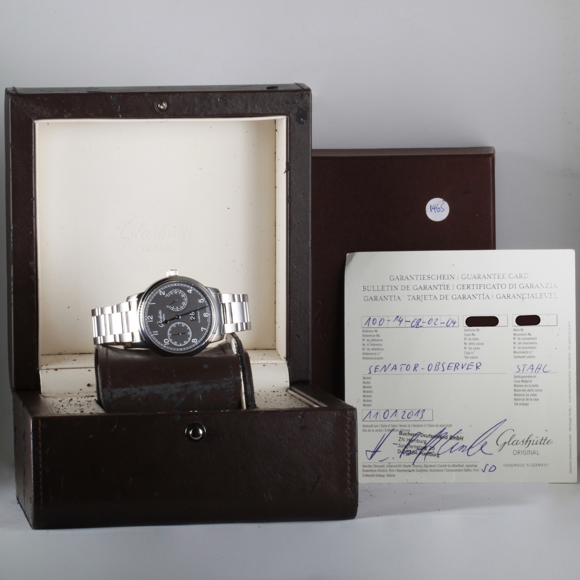 Glashütte Senator Observer 100-14-02-02-04