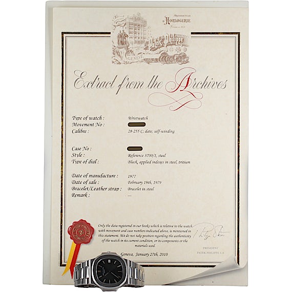 Patek Philippe Nautilus 3700 Patek Philippe Nautilus 3700