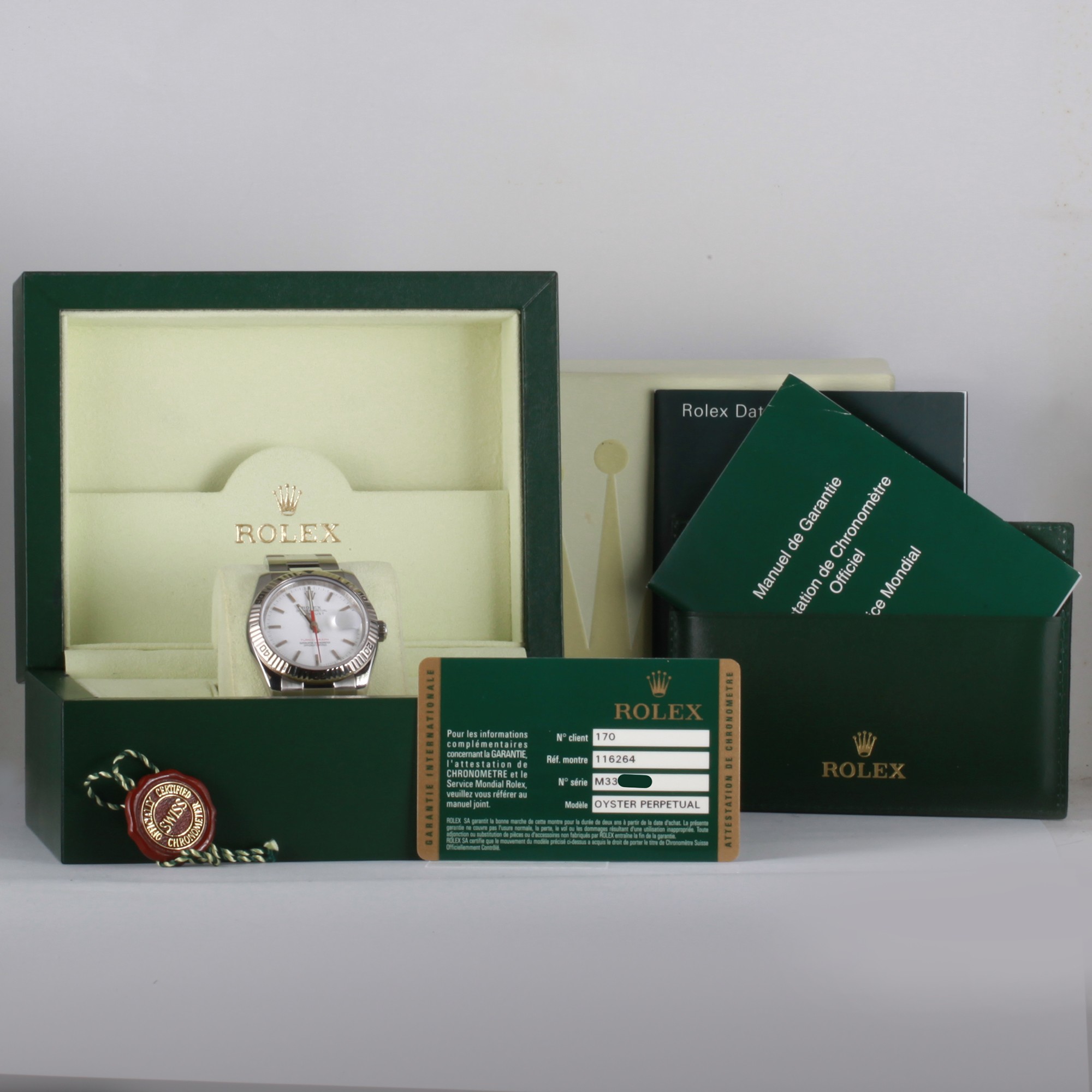 Rolex Date Just Turn-O-Graph 116264