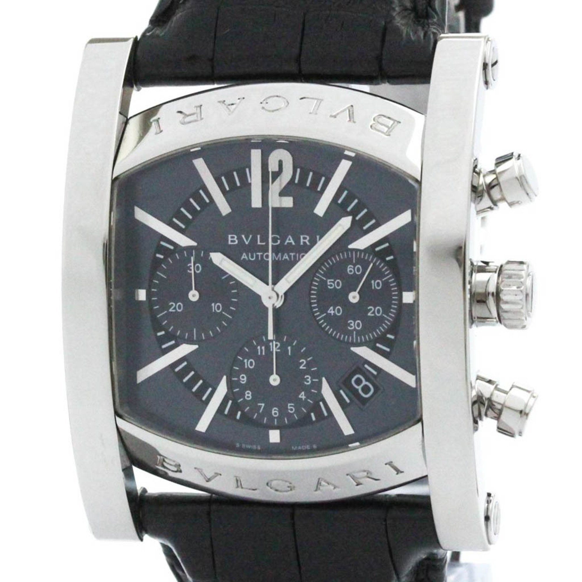 Bvlgari Assioma AA48SCH in Stainless Steel | CHRONEXT