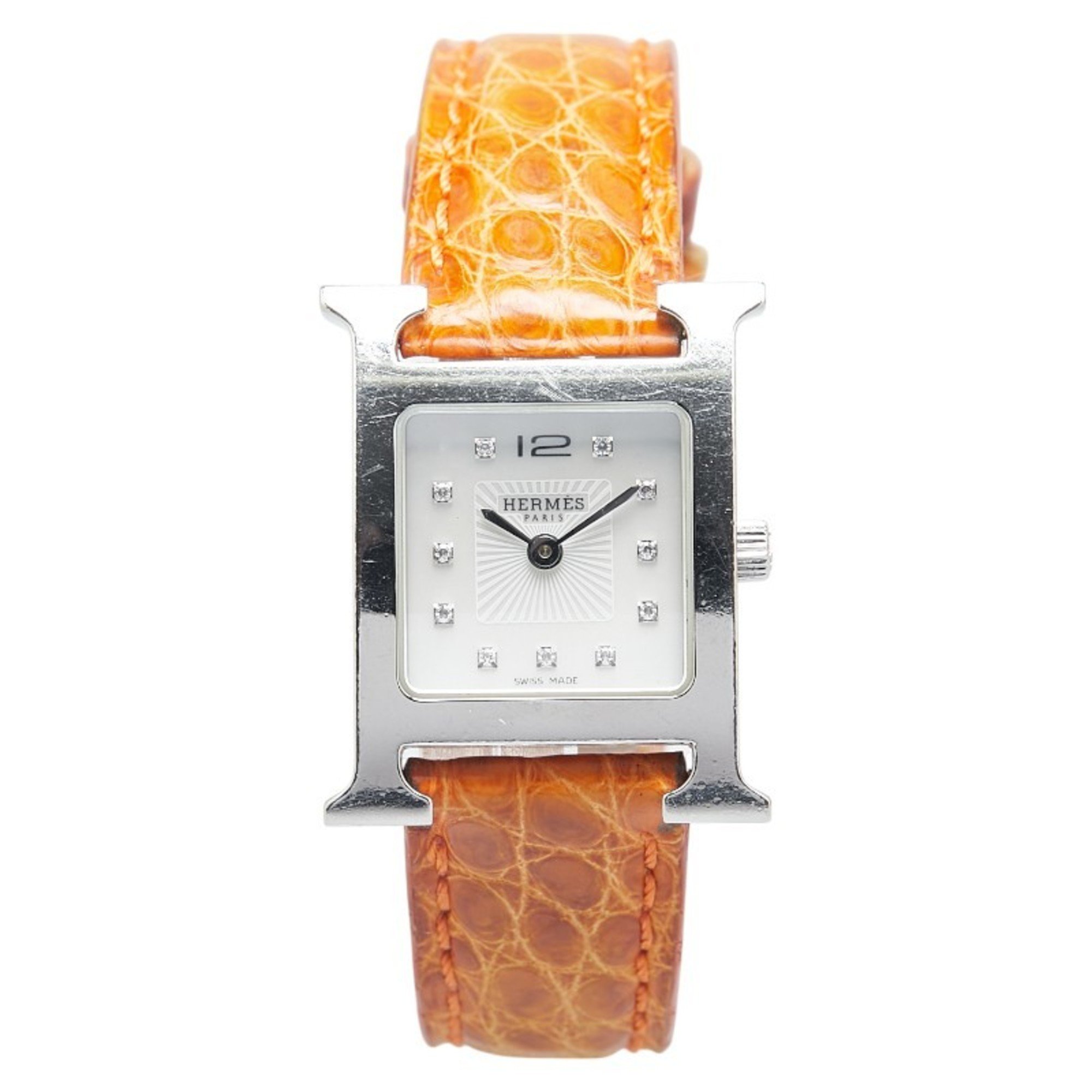 Hermès Heure H HH1.210 Hermès H Watch Stainless Steel Quartz Ladies Watch HH1.210
