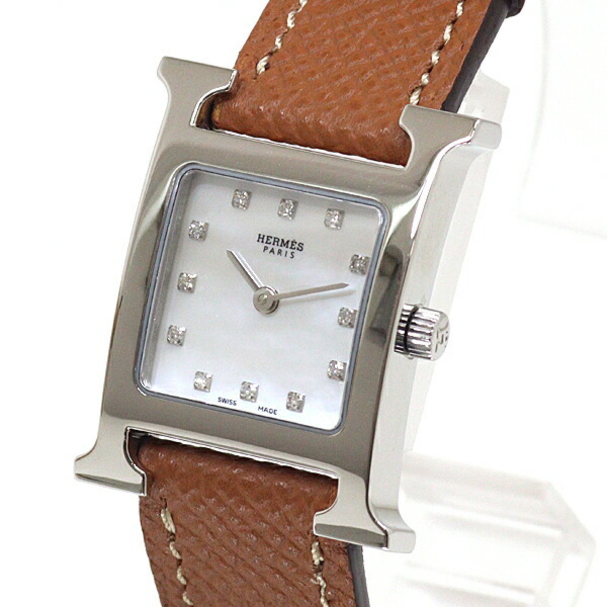 Hermès Heure H HH1.210 en Acier inoxydable | CHRONEXT