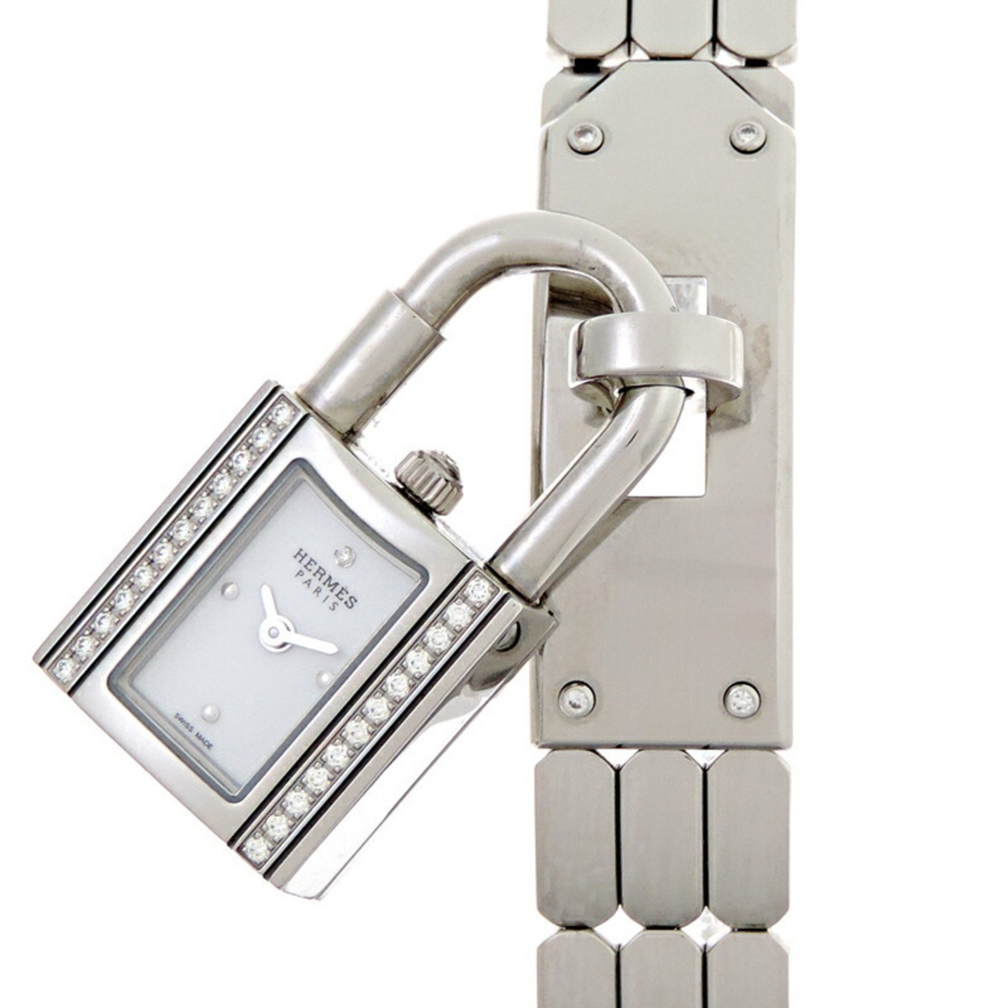 Hermès Kelly Kelly watch with diamonds