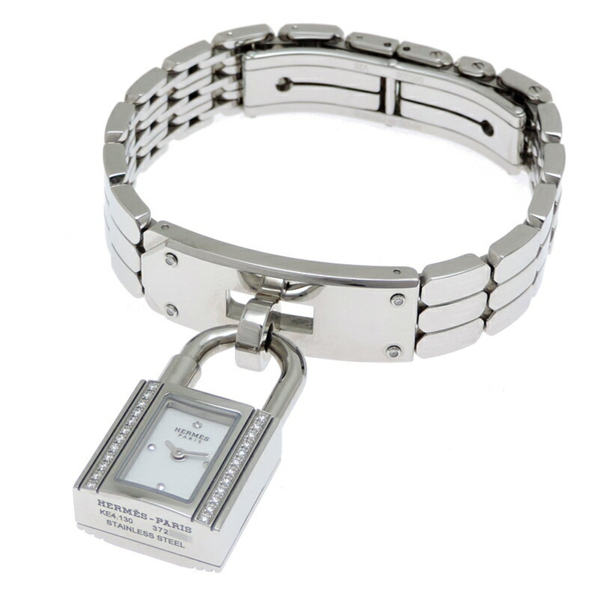 Hermès Kelly Kelly watch with diamonds